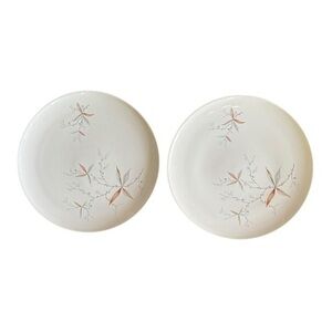 Carefree True China By Syracuse Finesse 10” Dinner Plates Set of Two DC2200